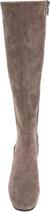 KENNETH COLE Rida Stretch Boot in Shitake Beige Women Dress Tall boots for fall