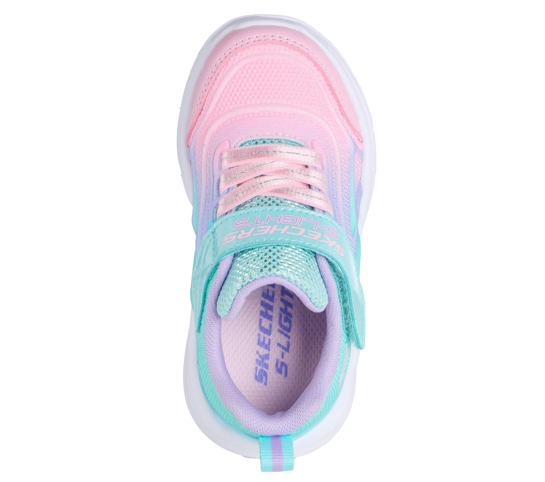 SKECHERS S Lights Sola Glow Color Breeze Enfants performance aqua multicolore