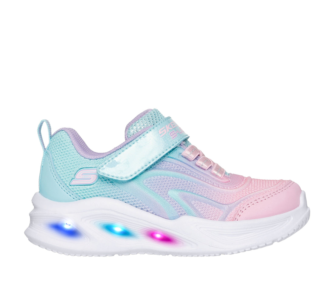 SKECHERS S Lights Sola Glow Color Breeze kids performance in Aqmt – product view