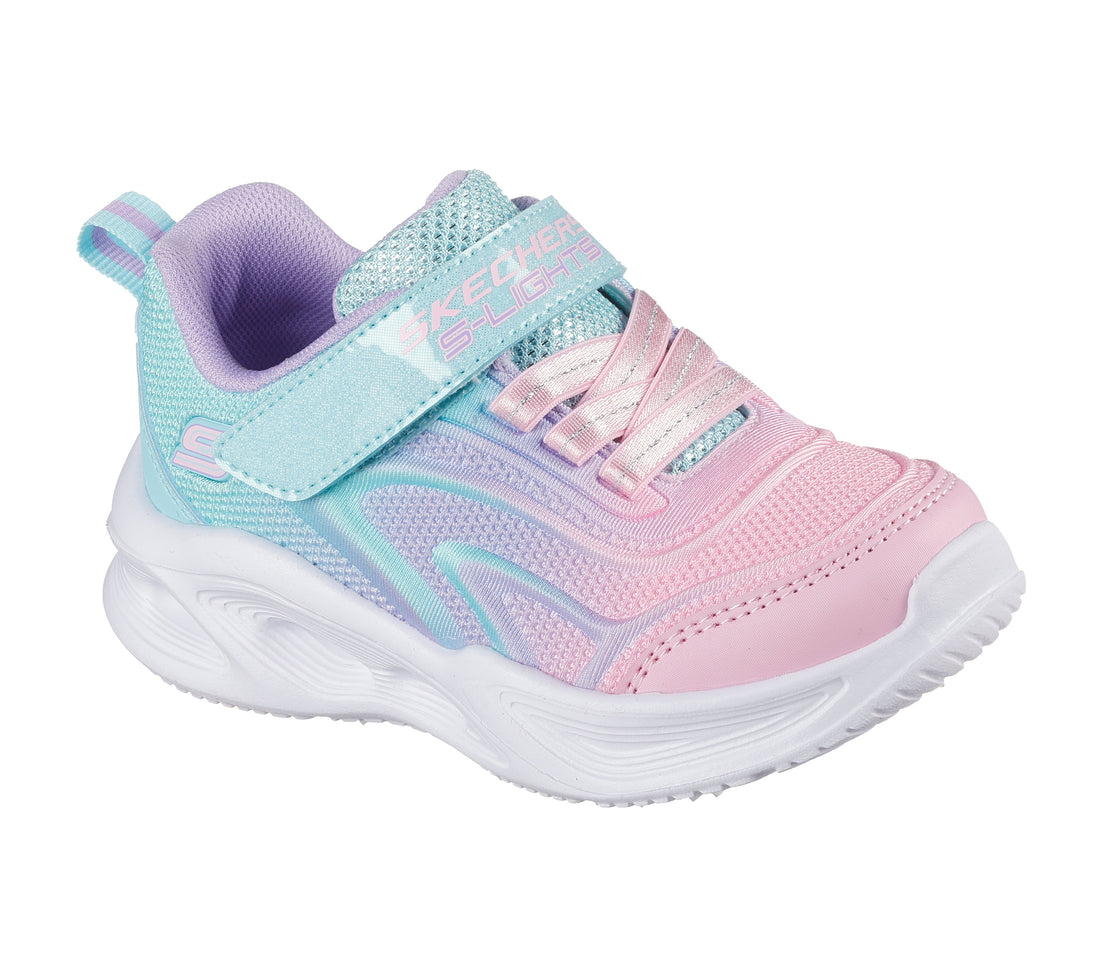 SKECHERS S Lights Sola Glow Color Breeze kids performance in Aqmt – product view