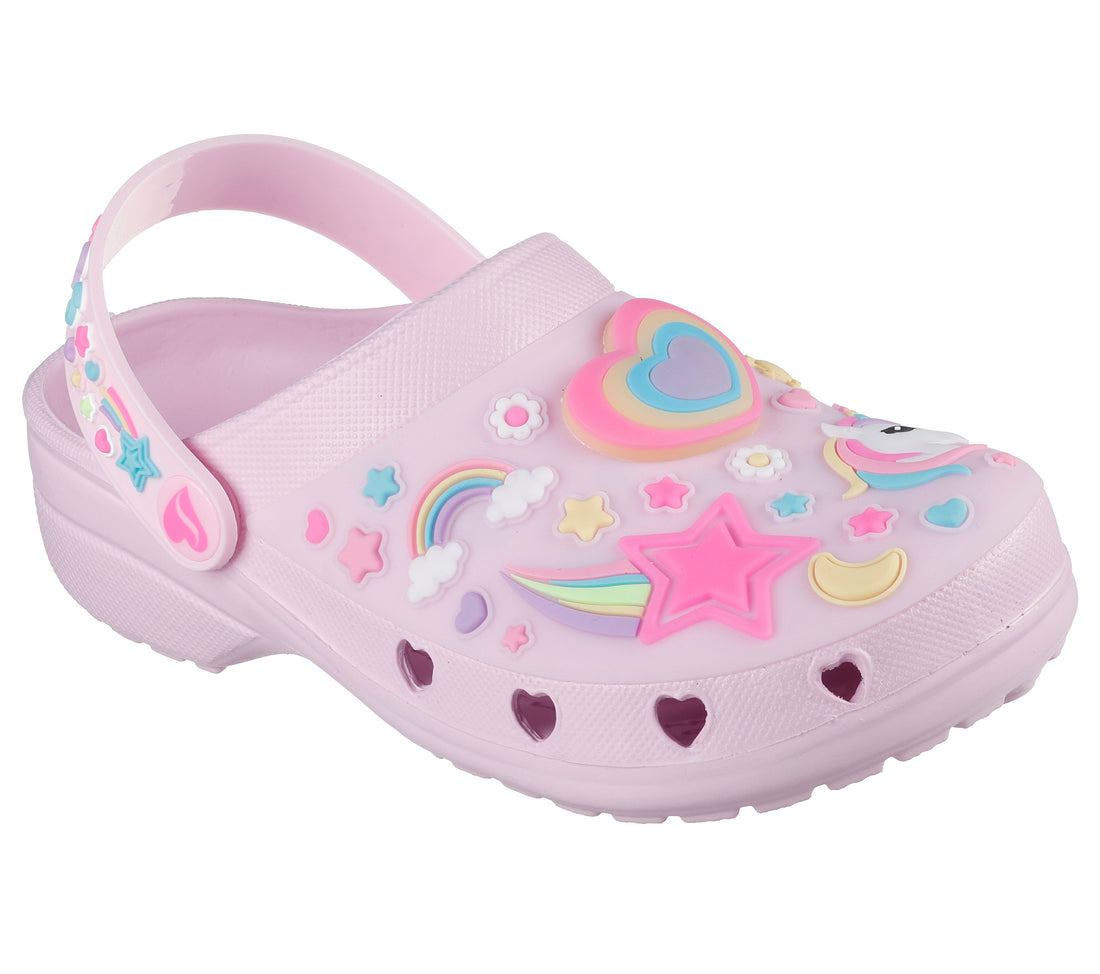 SKECHERS Foamies Heart Charmer Girly Land Enfants Décontractées en rose