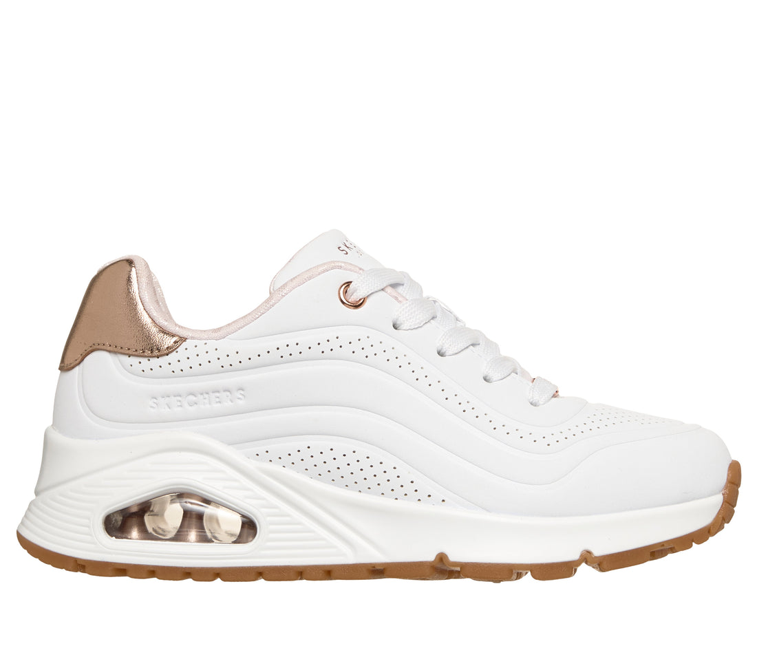 SKECHERS Uno-Gen-1 kids sneaker in White – product view