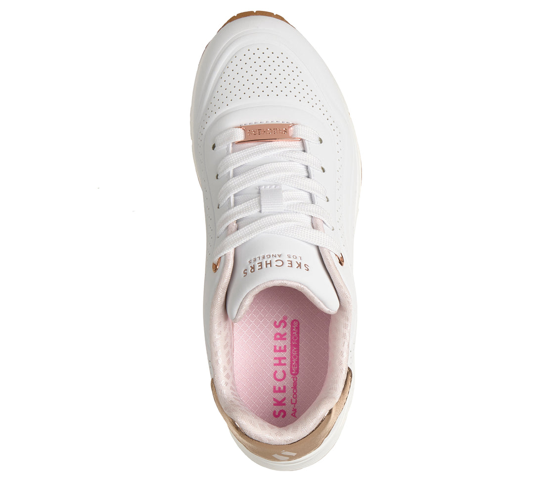 SKECHERS Uno-Gen-1 kids sneaker in White – product view