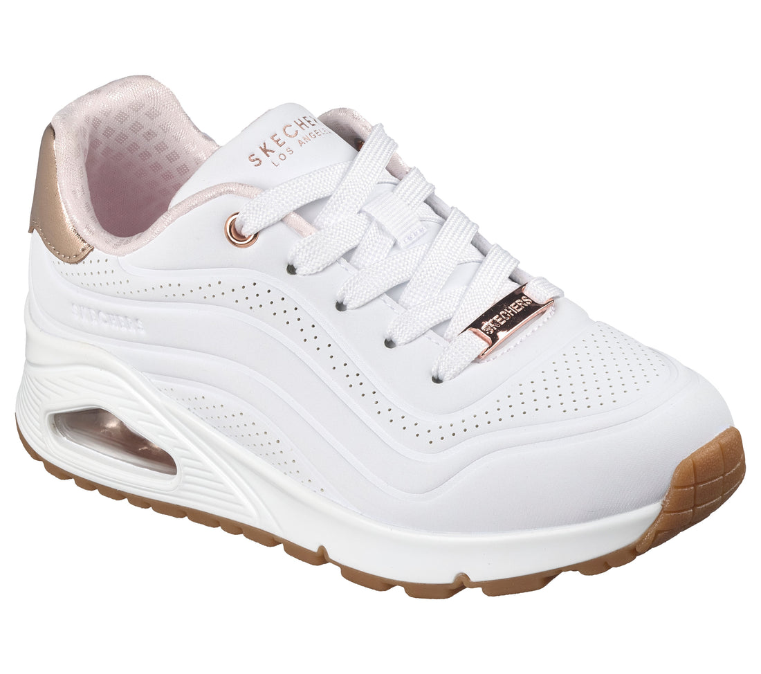 SKECHERS Uno-Gen-1 kids sneaker in White – product view