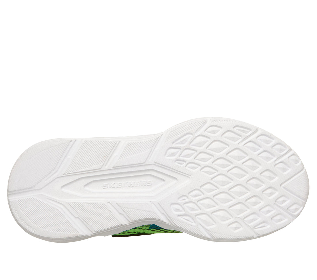 SKECHERS Skechers Meteor Lights 2.0 kids performance in - Lime and black colourway  – product view