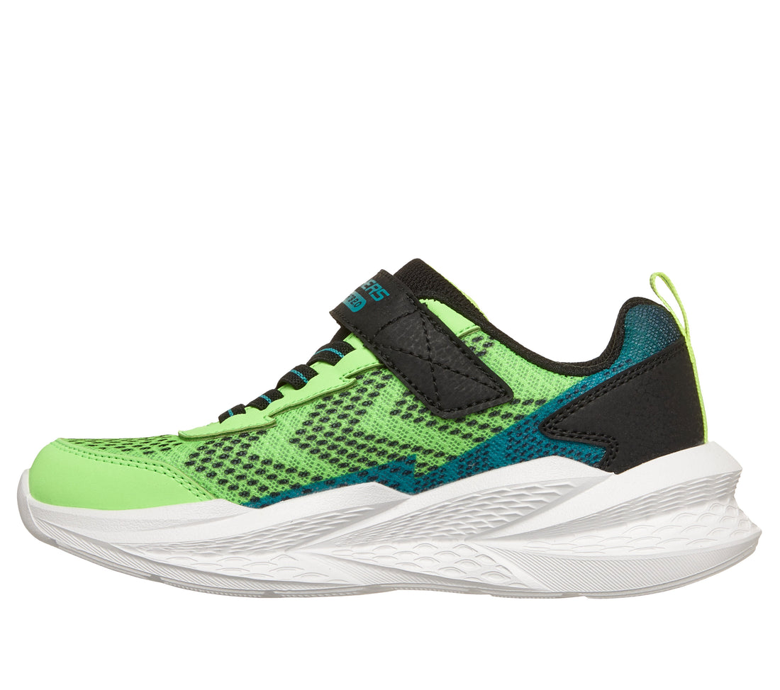 SKECHERS Skechers Meteor Lights 2.0 kids performance in - Lime and black colourway  – product view
