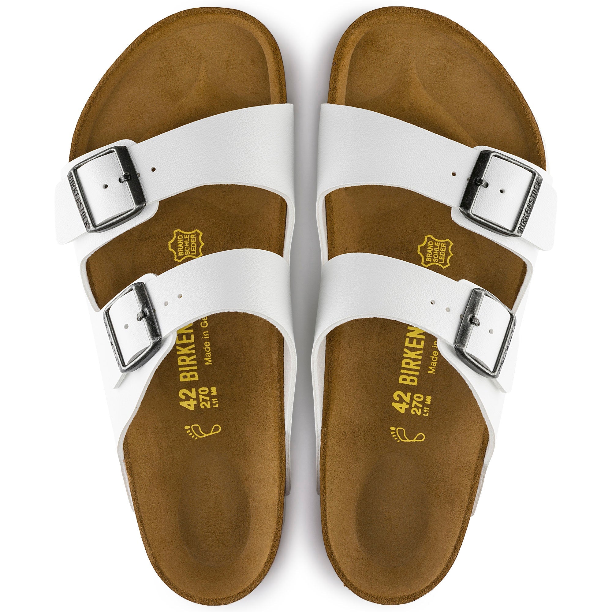 Birkenstock Arizona N W Sandals Women Casuals in White - Product view
