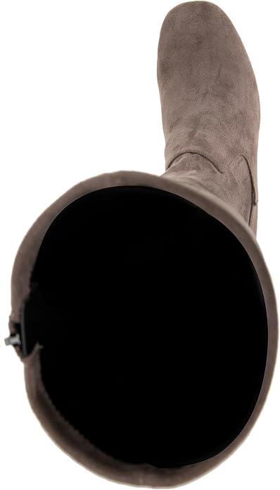 KENNETH COLE Rida Stretch Boot in Shitake Beige Women Dress Tall boots for fall