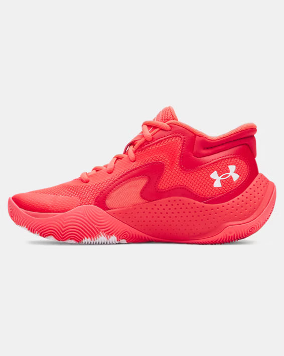 Under Armour Ua gs jet '25 Kids Shoes Performance in red - product view 
