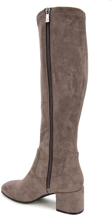 KENNETH COLE Rida Stretch Boot in Shitake Beige Women Dress Tall boots for fall