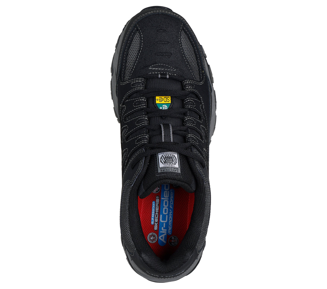 SKECHERS-Travail Work Holdredge ST M Hommes Travail en Action-Leather/Trim – product view