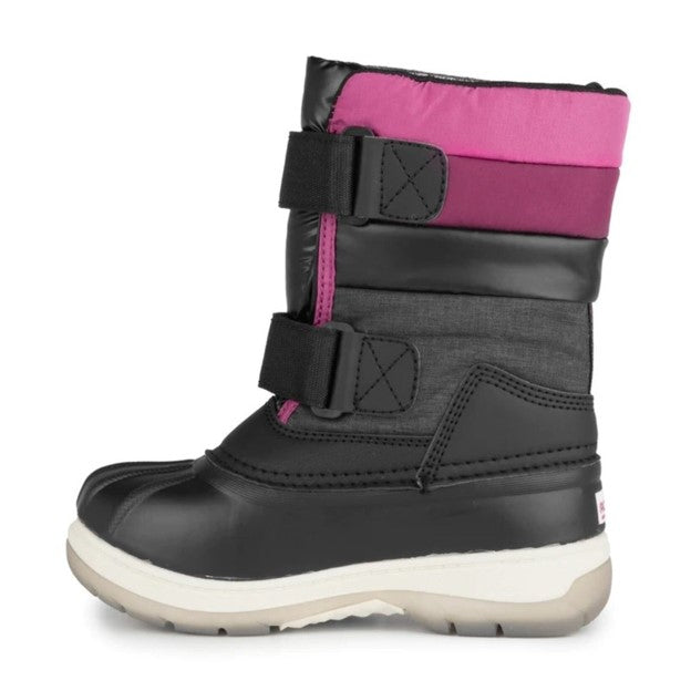 Acton Bubblegum winter shoes in black-product view