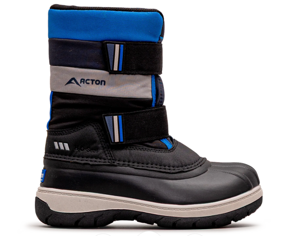 Acton bubblegum winter boots in blue-product view