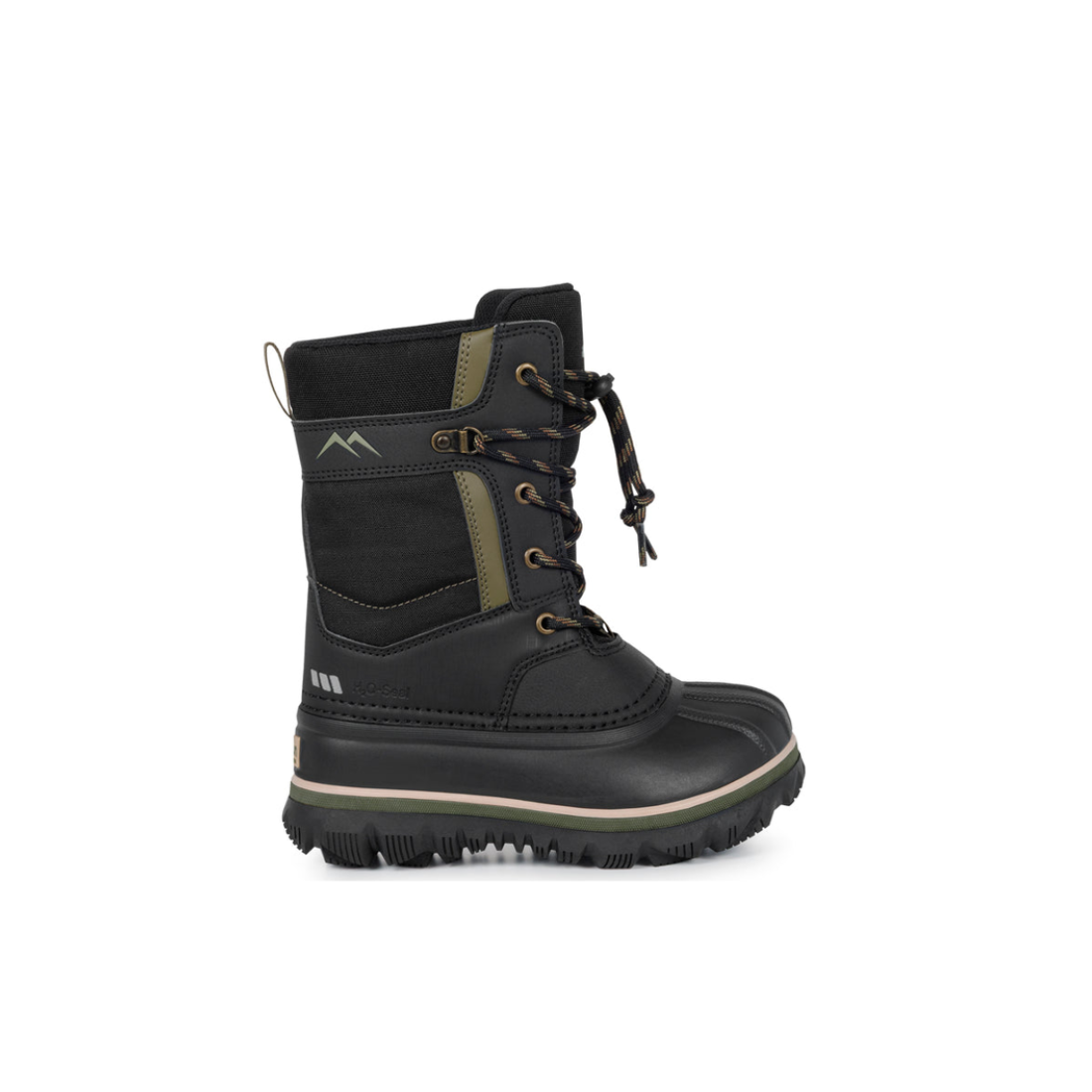 Acton Electro winter boots waterproof for snow in black-product view