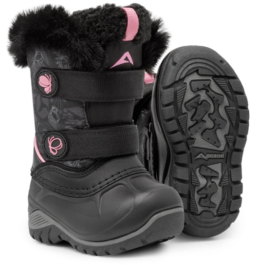 Acton Frosty winter boots in pink-product view