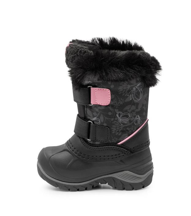 Acton Frosty winter boots in pink-product view