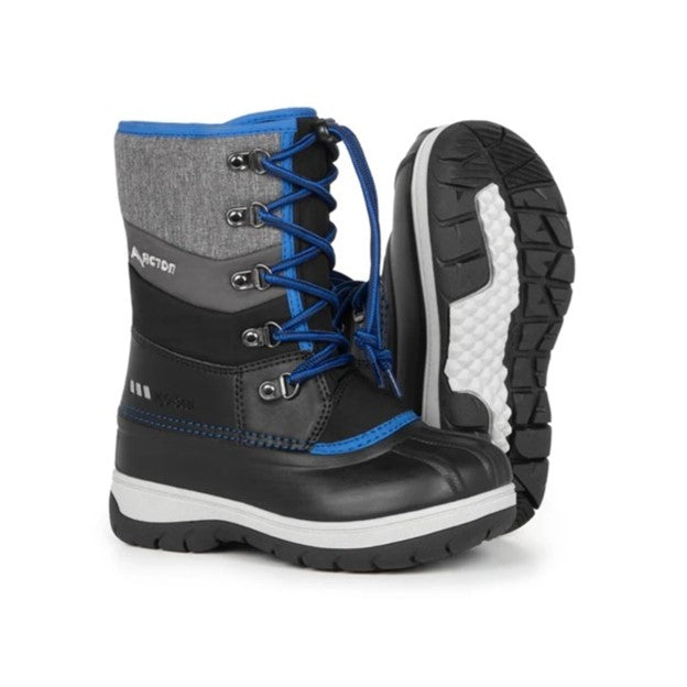 Acton Gummy winter boots in blue-product view 