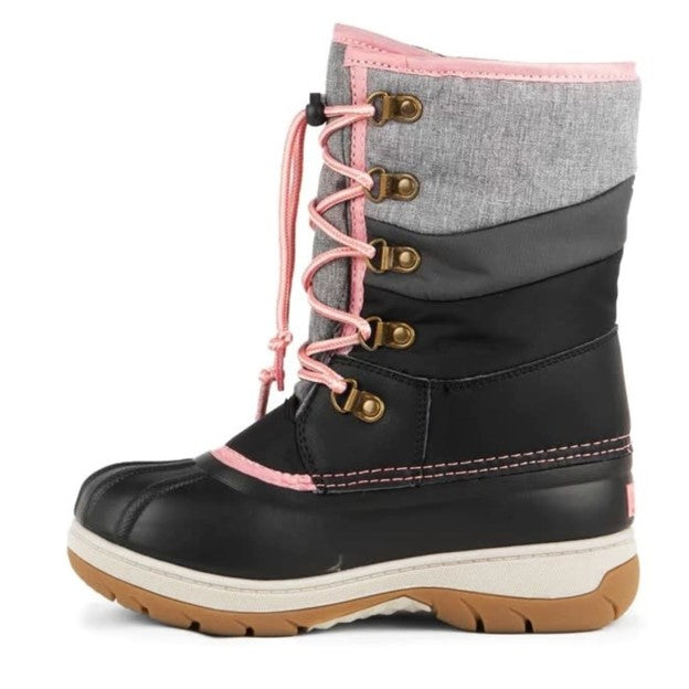 Acton Gummy winter boots in pink-product view