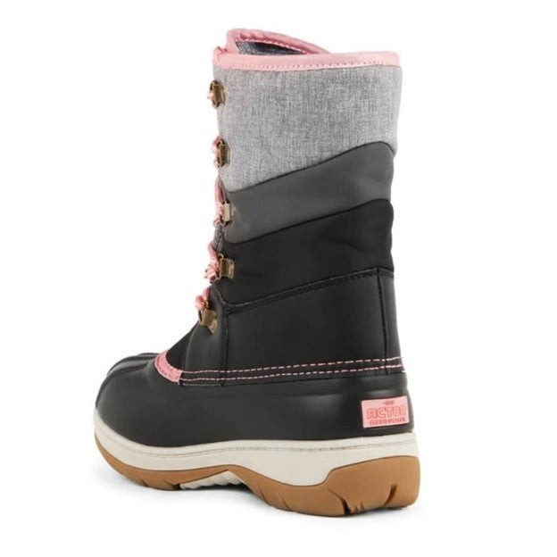 Acton Gummy winter boots in pink-product view