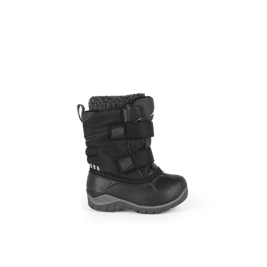 Acton kiddy Winter boots in black-product view