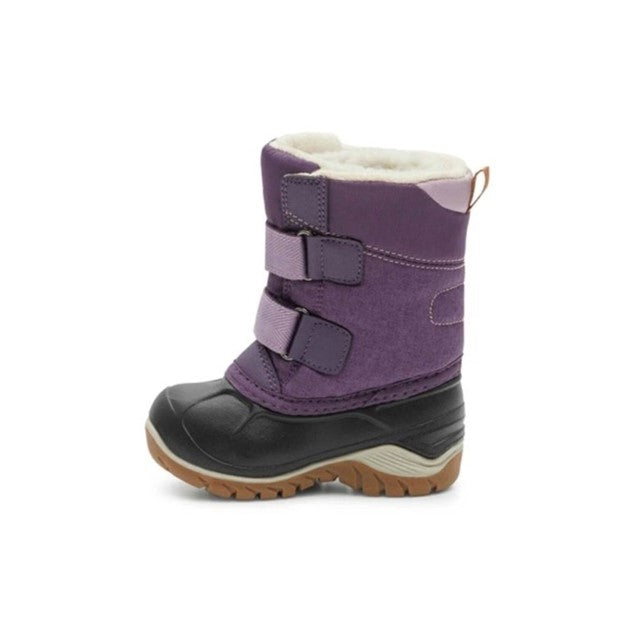 Acton kiddy winter boots in purple-product view