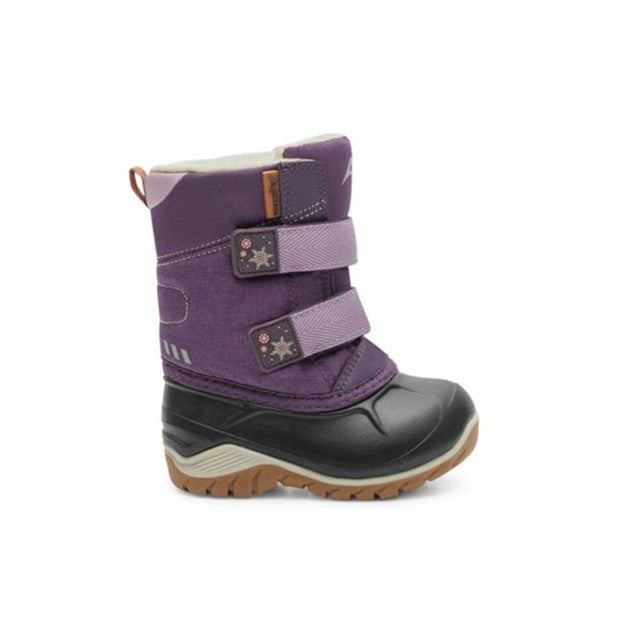 Acton kiddy winter boots in purple-product view