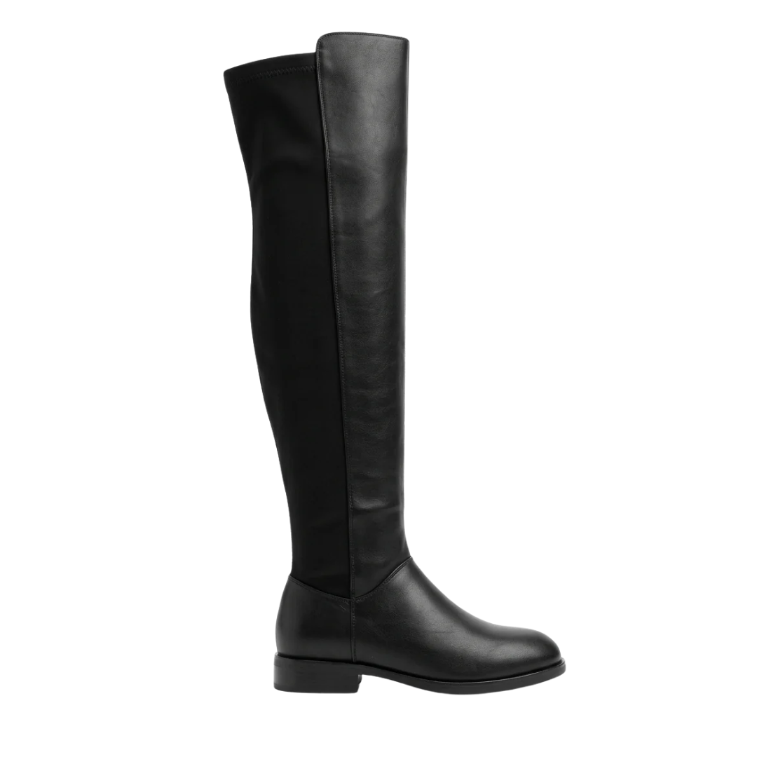 AQUA MODA Checkmate Too Women Casual knee-high Boots in Black vegan leather - product view
