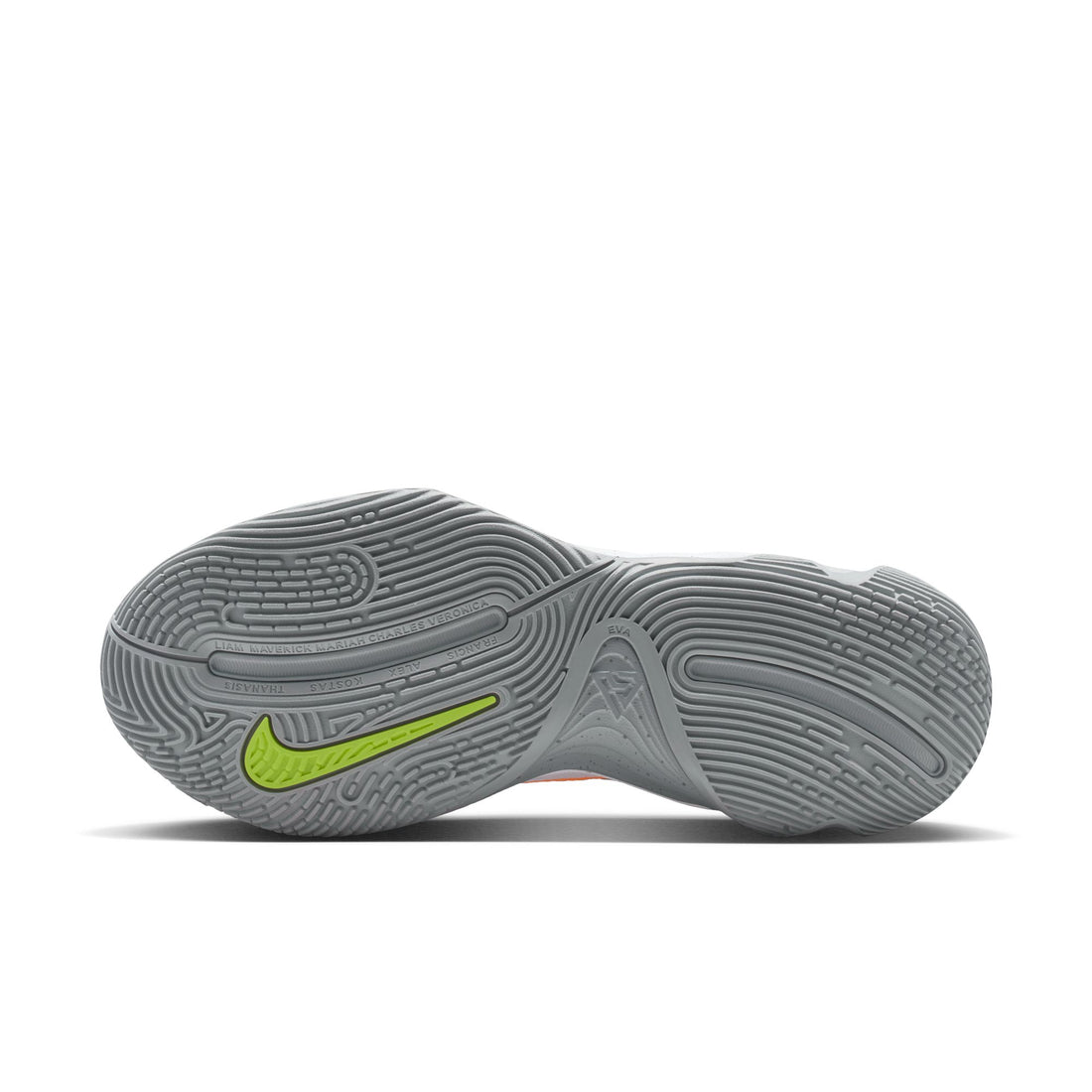 NIKE Giannis Immortality 4 kids performance in BLACK/WHITE-WOLF-GREY – product view