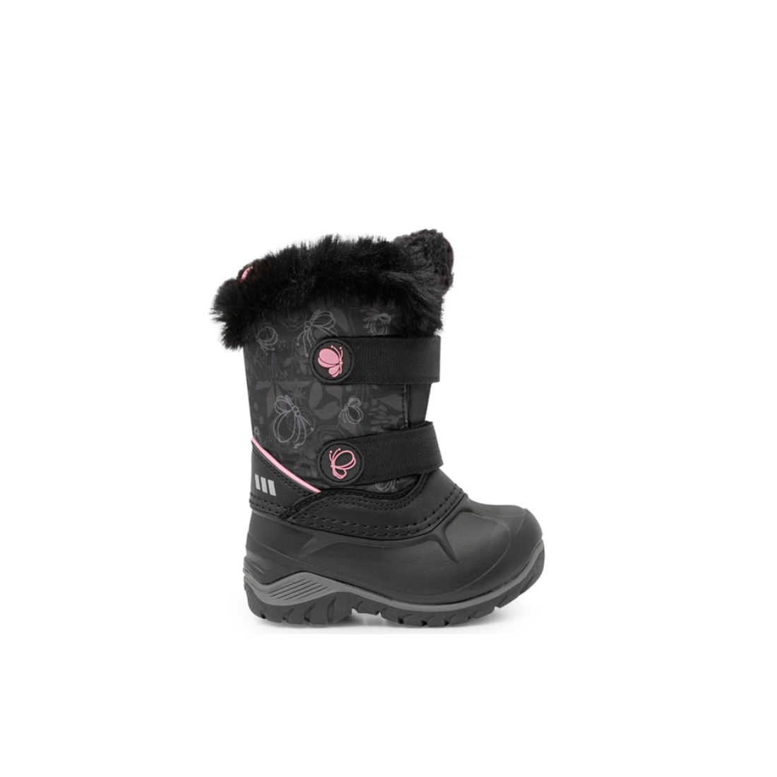 Acton Frosty winter boots in pink-product view