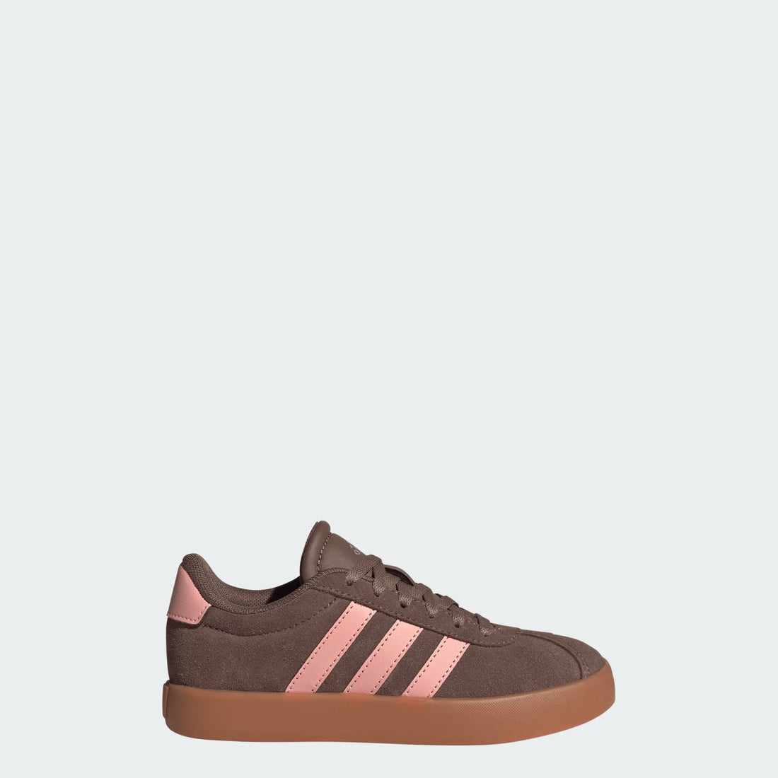 Adidas VL Court 3.0 K Kids Shoes Sneakers in brown - product view 