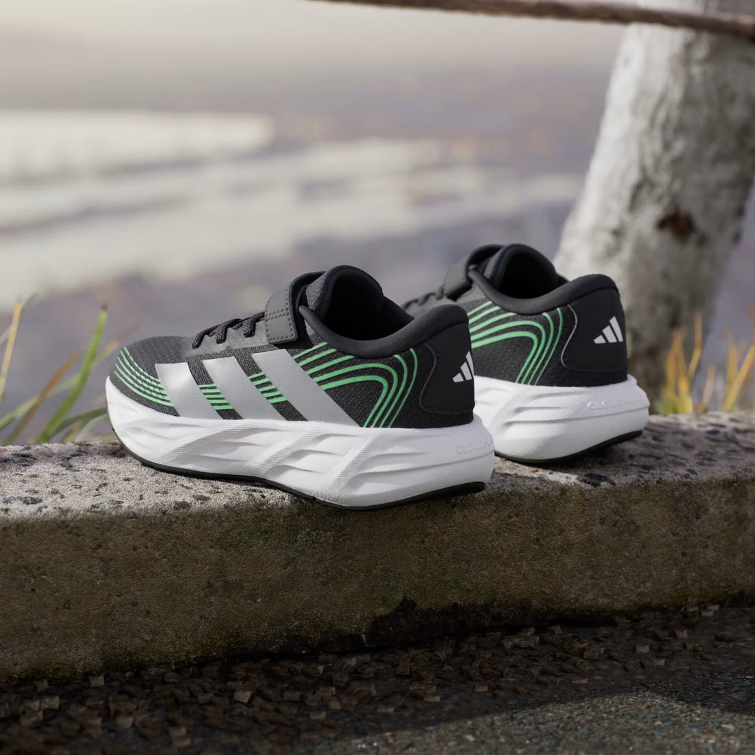 Adidas Galaxy 8 EL C Kids Shoes Performance in black - product view