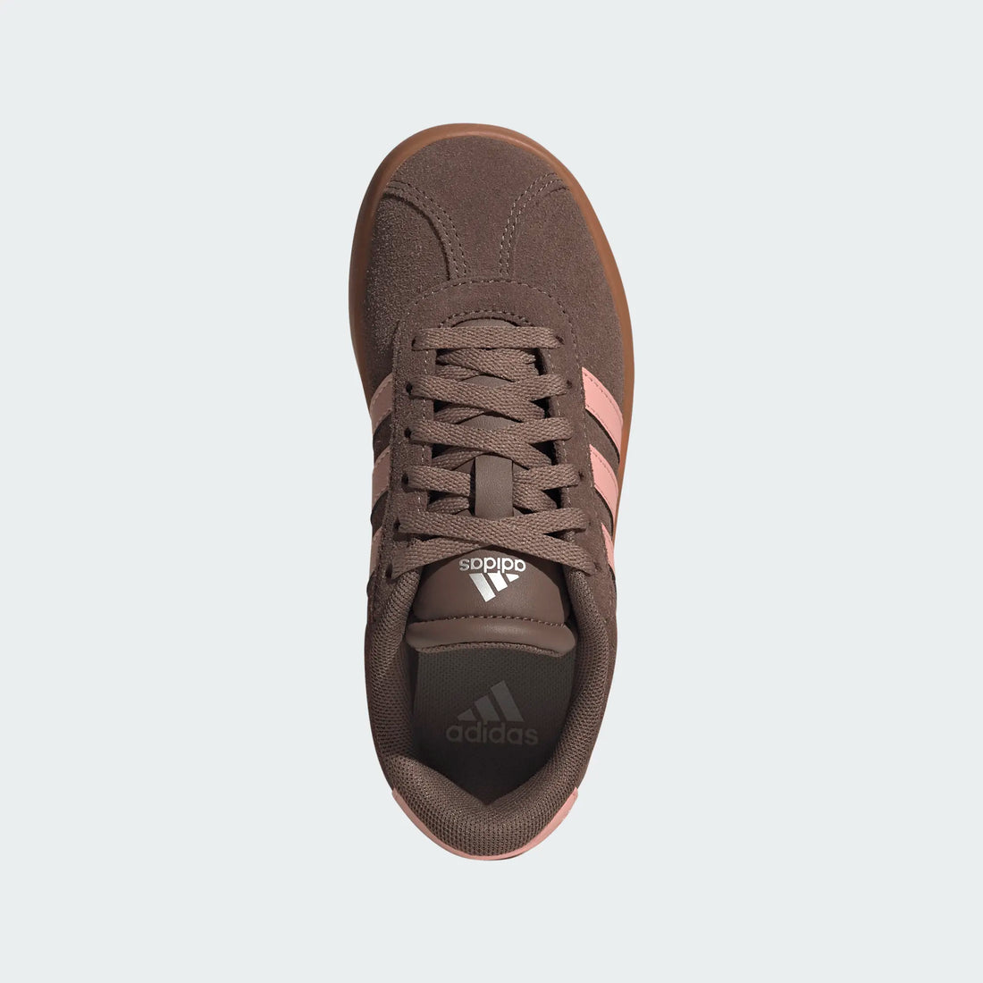 Adidas VL Court 3.0 K Kids Shoes Sneakers in brown - product view 