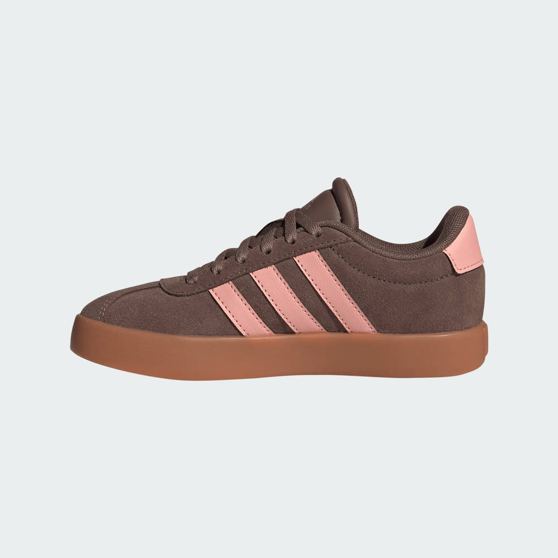 Adidas VL Court 3.0 K Kids Shoes Sneakers in brown - product view 