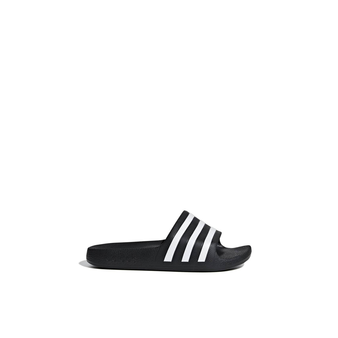 ADIDAS Adilette Aqua K kids slides in CORE-BLACK/FTWR-WHITE/CORE-BLACK – product view