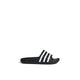 ADIDAS Adilette Aqua K kids slides in CORE-BLACK/FTWR-WHITE/CORE-BLACK – product view