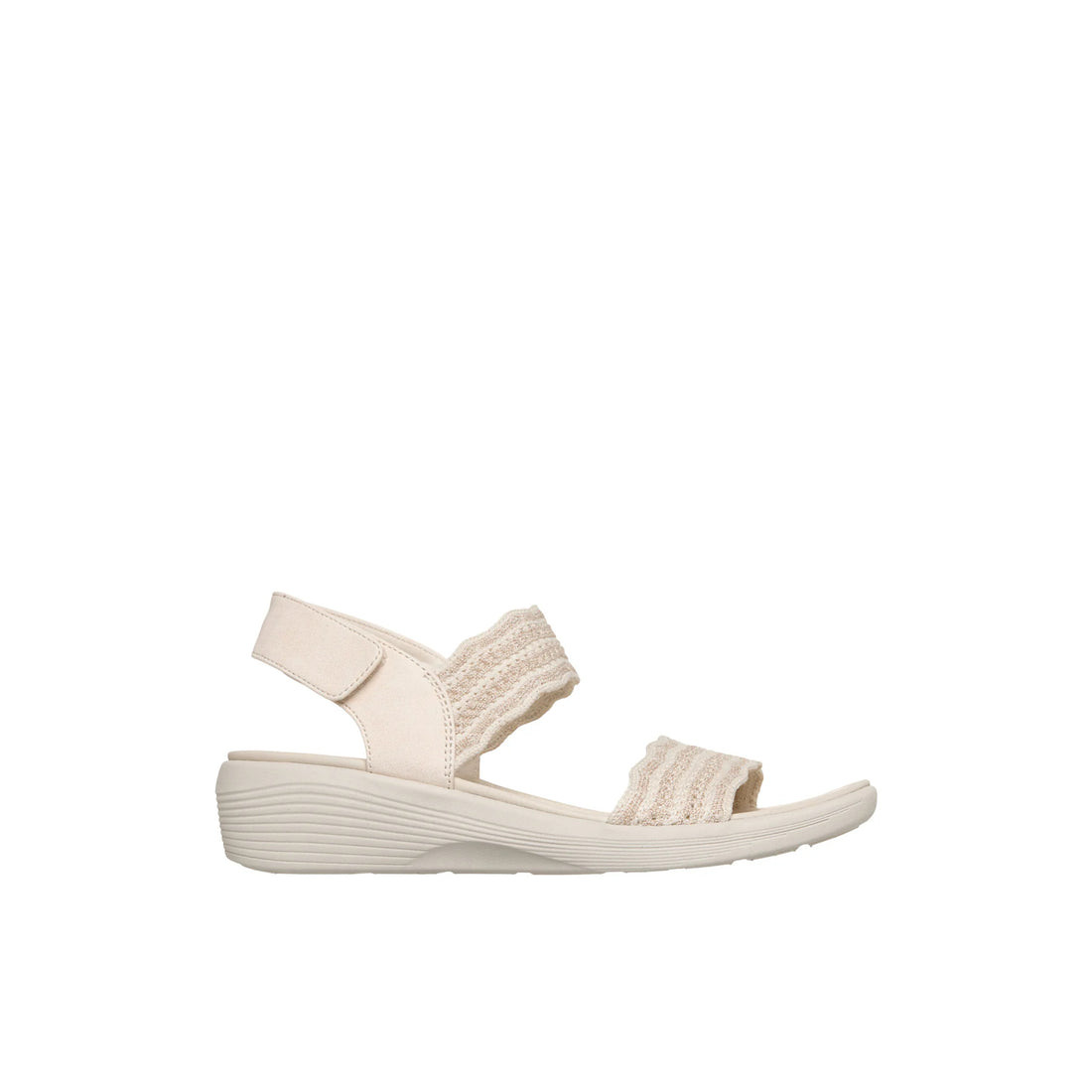 SKECHERS Arya W  women casual in Off-White-Metallic-Knit – product view