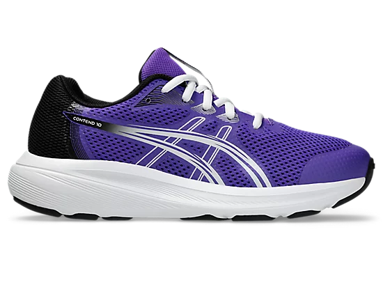 Asics Contend 10 Gs Kids Shoes Performance in purple - product view