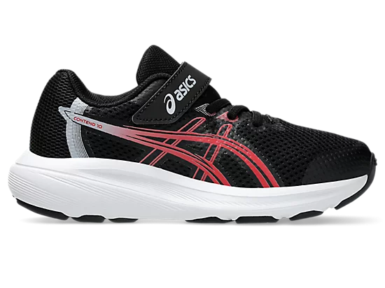 Asics Contend 10 PS Kids Shoes Performance in black - product view