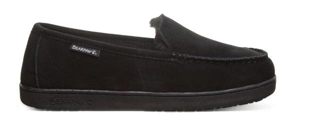 BEARPAW Brian Slip On m Slippers Shoes in Blaack-product view