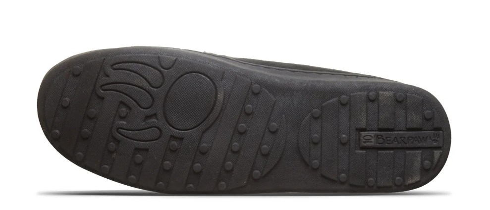 BEARPAW Brian Slip On m Slippers Shoes in Blaack-product view