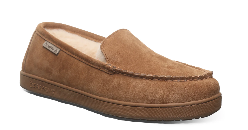BEARPAW-Brian Slip On M Men Slippers in Brown-Product view