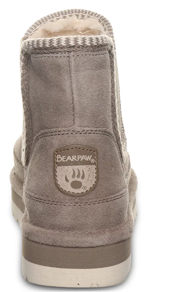 BEARPAW Viola Chelsea W Women Boots in Grey-Product View
