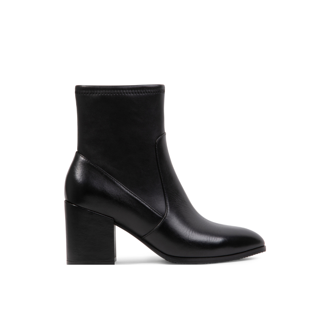 BLONDO Floris Women Dress waterproof Booties in Black Leather 