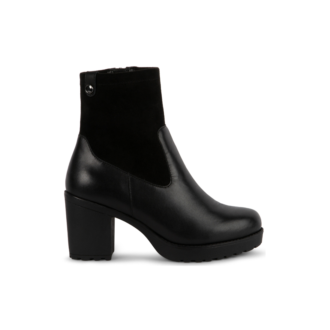 BLONDO Gabi Women Dress waterproof Booties in Black Leather 