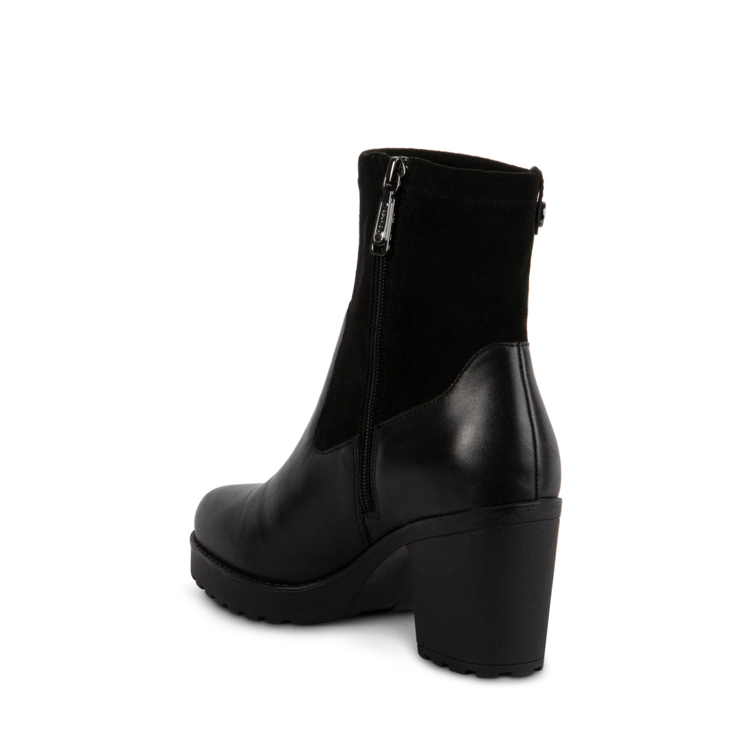 BLONDO Gabi Women Dress waterproof Booties in Black Leather 