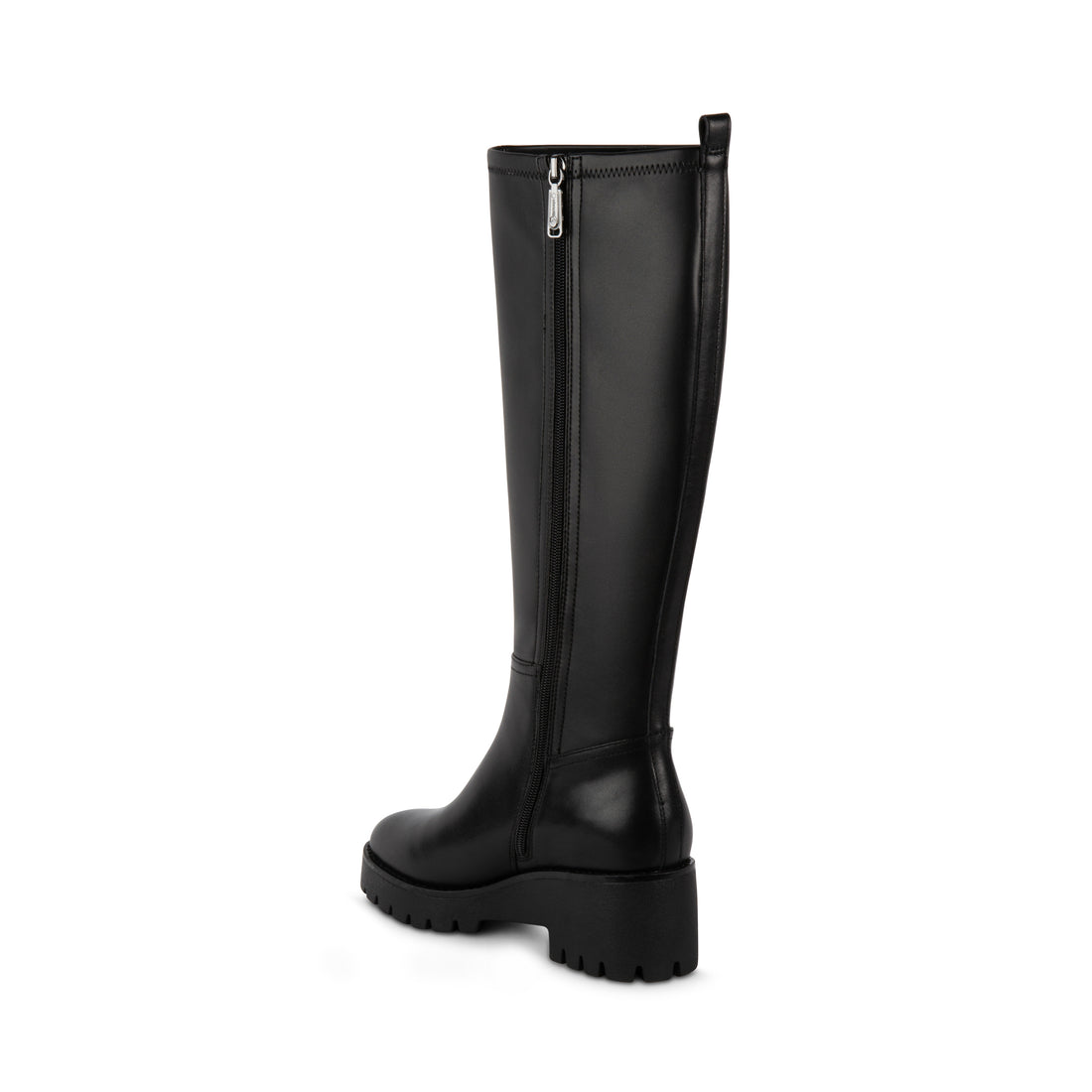 BLONDO Floris Women Dress waterproof Tall Boots in Black Leather 