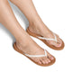 ROXY Calabasas Slides Sandals in Cream- Product view