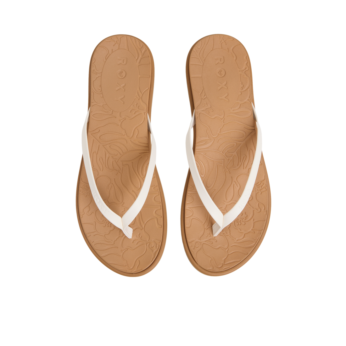 ROXY Calabasas Slides Sandals in Cream- Product view