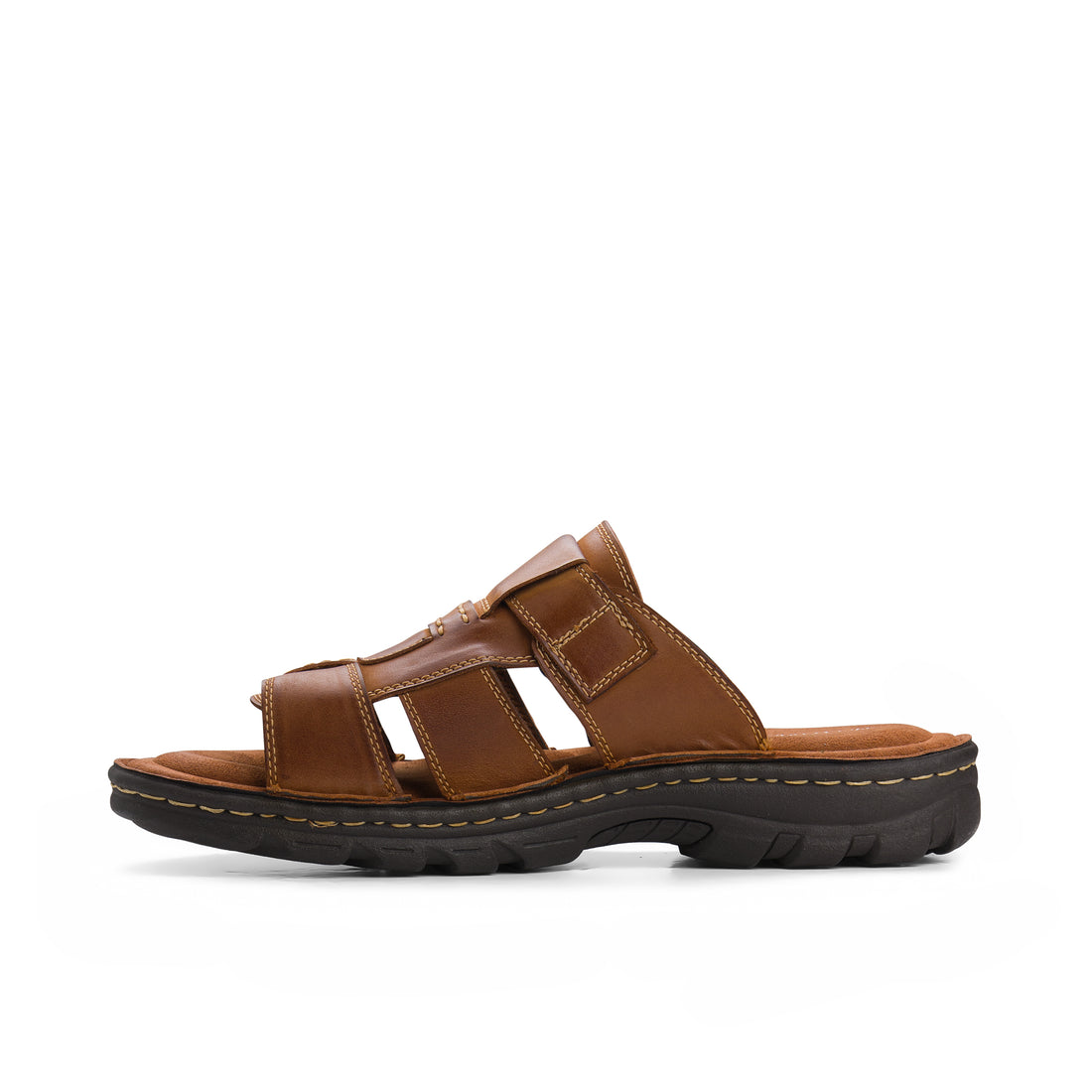 WEEKENDERS Cedar Slide Shoes Casual in Cognac- Product view