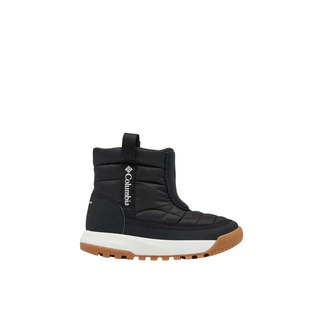COLUMBIA Snowtrot Mid Kids Winter Boots Black - product view